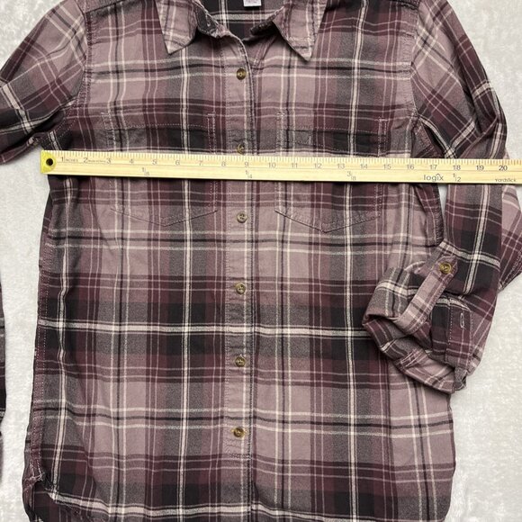 Carhartt Women's Button-Up Top Size Small (4-6) Plaid Flannel Western Cowgirl‎ - Picture 7 of 8